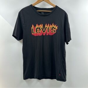 Levi’s Flame Graphic T-Shirt – Unisex Size Large